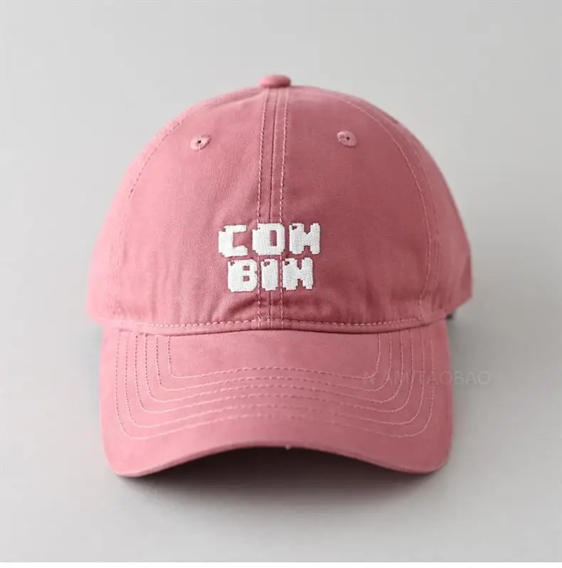Women's White Cotton Baseball Cap with "Cowboy" Embroidery — feature 7