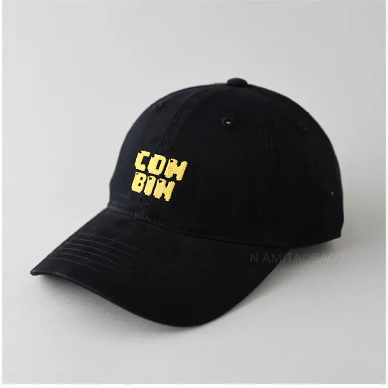 Women's White Cotton Baseball Cap with "Cowboy" Embroidery - Image 2