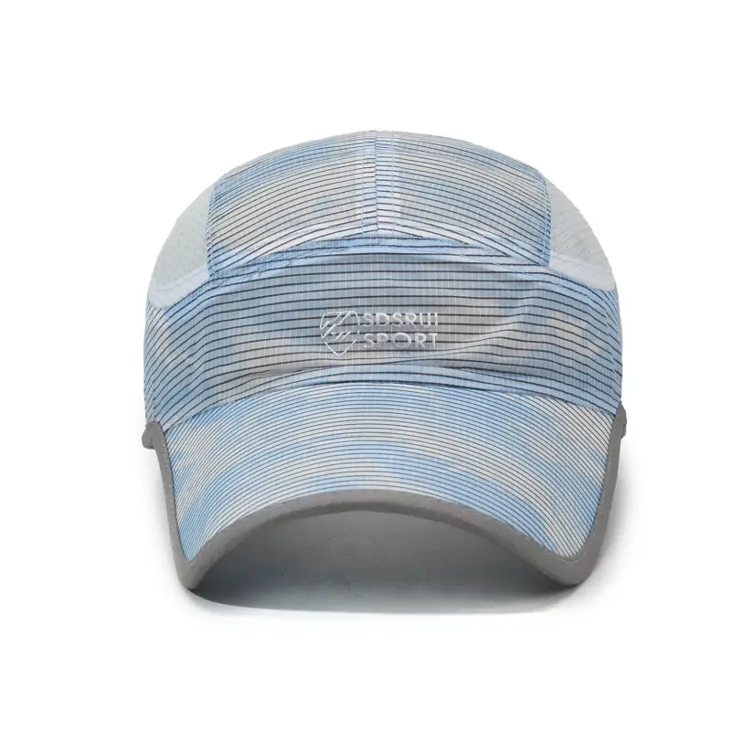 Men & Women Sun Hat Sports Cap Breathable Blue - Image 5