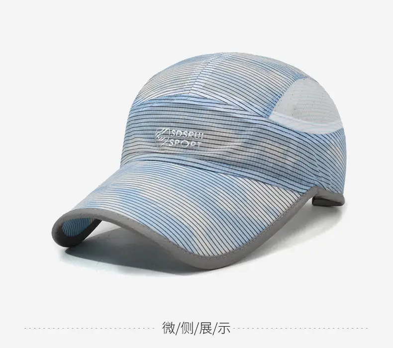 Men & Women Sun Hat Sports Cap Breathable Blue — feature 9