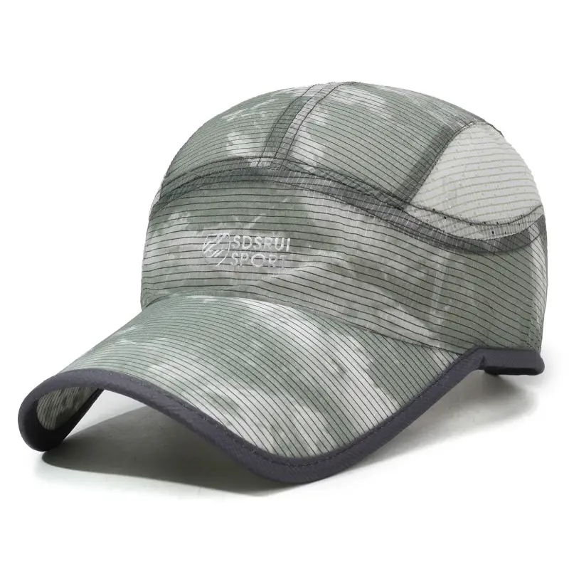 Men & Women Sun Hat Sports Cap Breathable Blue - Image 3