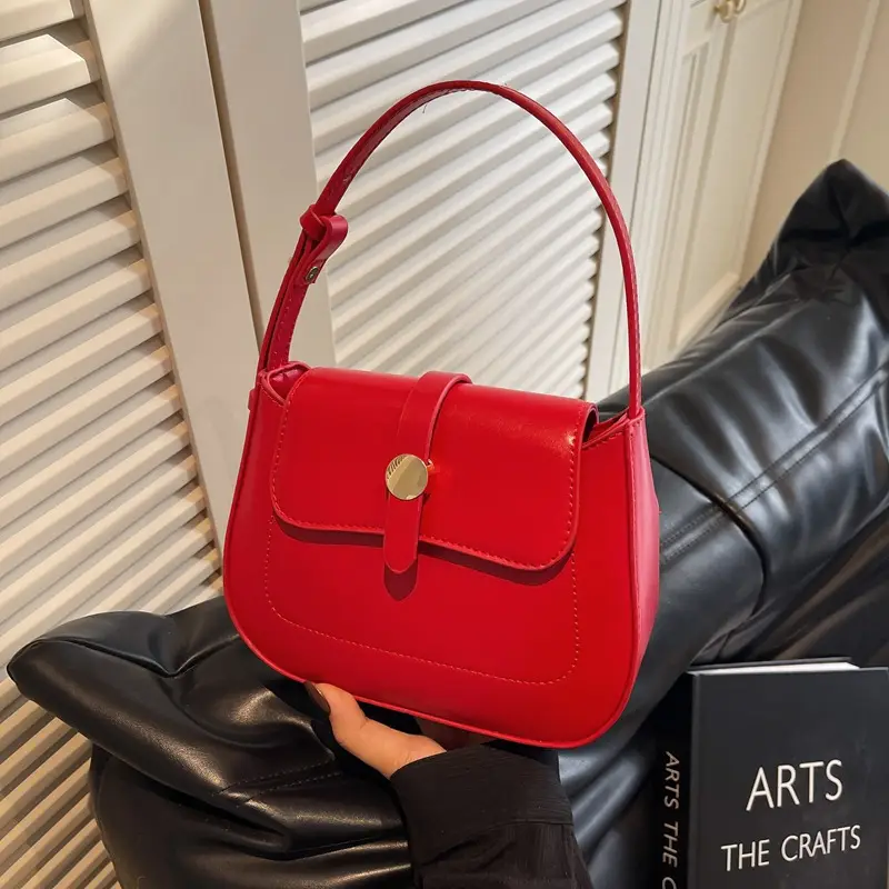 Red Crossbody Bag for Women 2025 Spring New