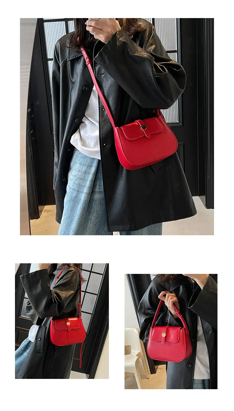 Red Crossbody Bag for Women 2025 Spring New — feature 13