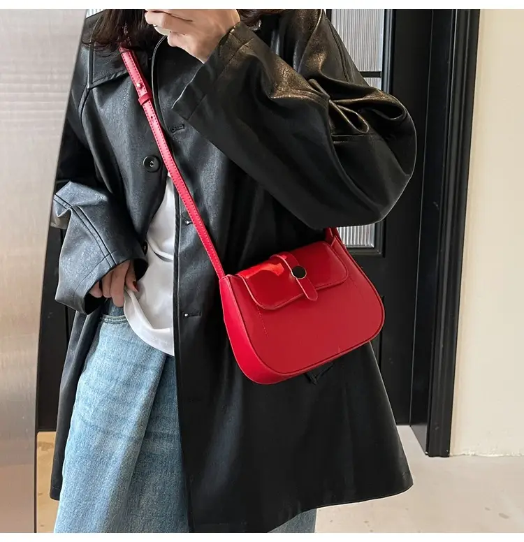 Red Crossbody Bag for Women 2025 Spring New — feature 26