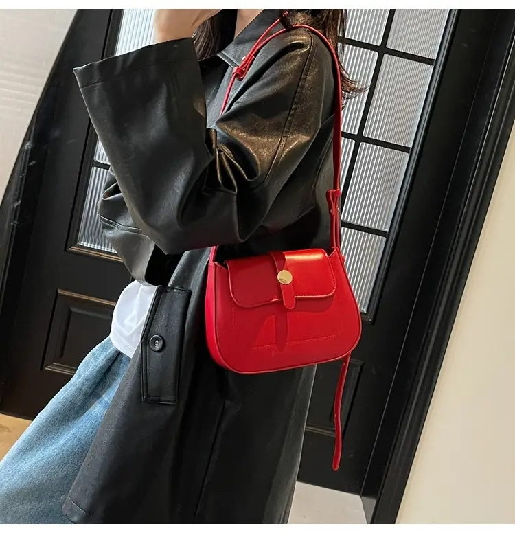 Red Crossbody Bag for Women 2025 Spring New — feature 27