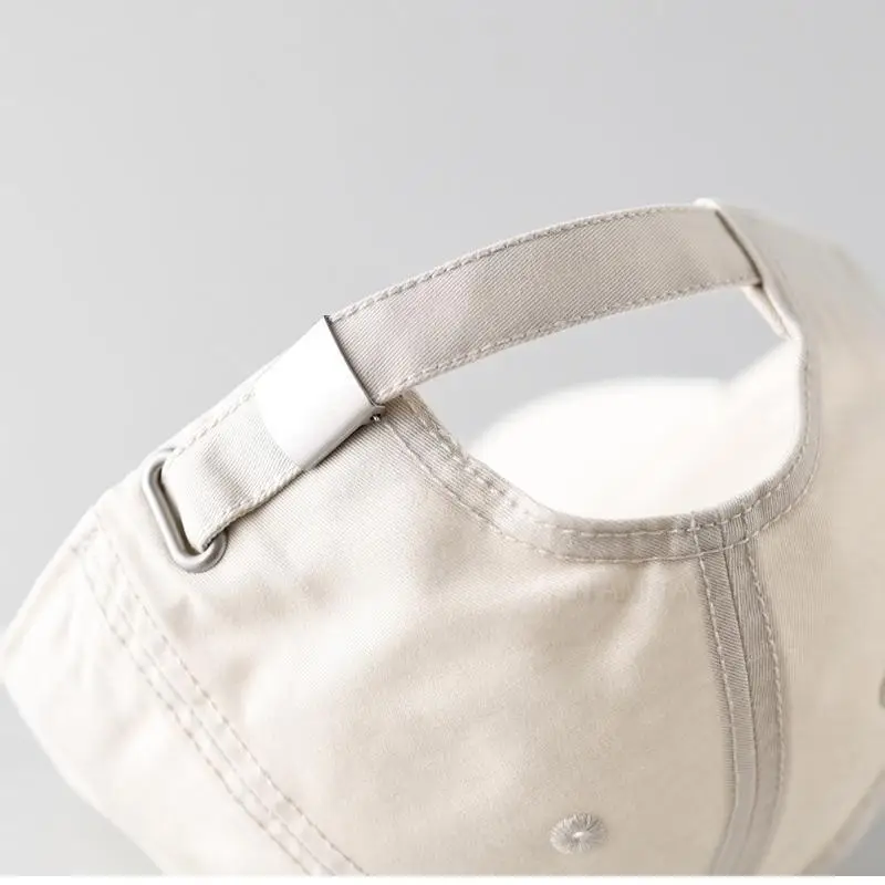 Gray Embroidered Baseball Cap for Women Men - Image 10