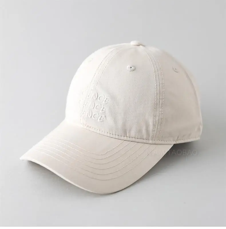 Gray Embroidered Baseball Cap for Women Men — feature 4