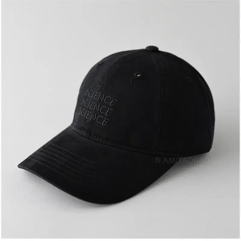 Gray Embroidered Baseball Cap for Women Men - Image 2