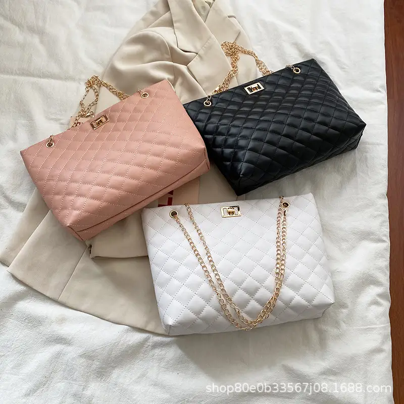Korean Style Women's Shoulder Crossbody Bags Pink Black White - Image 4