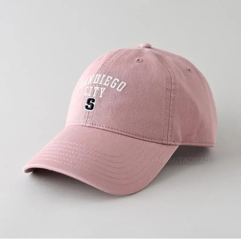 Women Baseball Cap Navy Blue Letter S Embroidered - Image 9