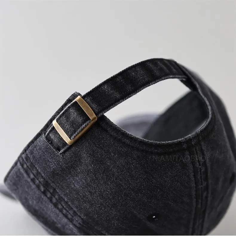 Women Baseball Cap Navy Blue Letter S Embroidered — feature 16