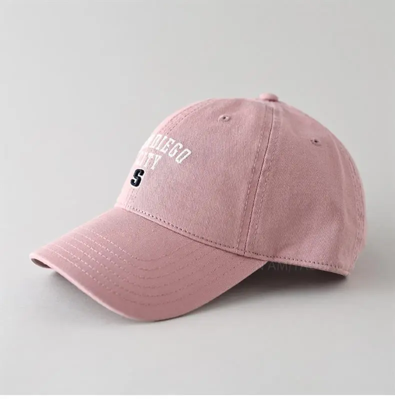 Women Baseball Cap Navy Blue Letter S Embroidered — feature 3
