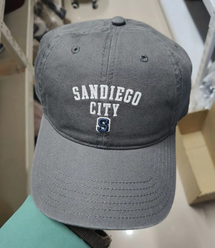 Women Baseball Cap Navy Blue Letter S Embroidered - Image 4