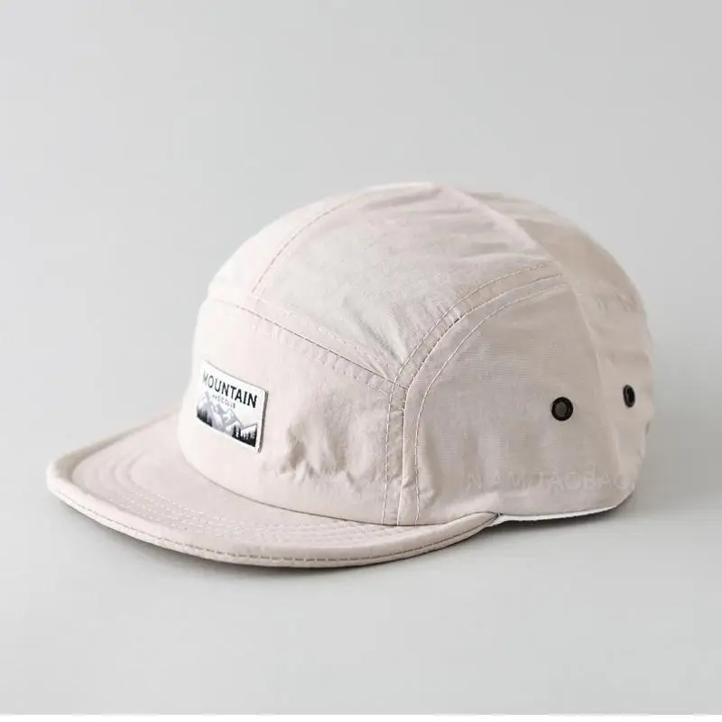 Men's White Mountain Cap with Retro Brim - Image 7