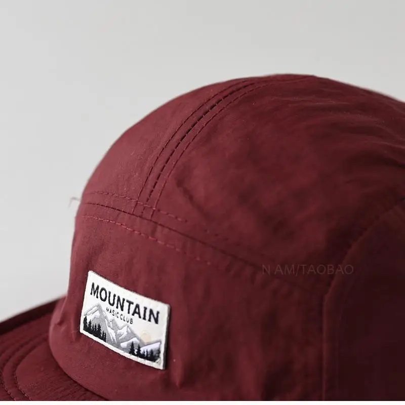 Men's White Mountain Cap with Retro Brim - Image 9
