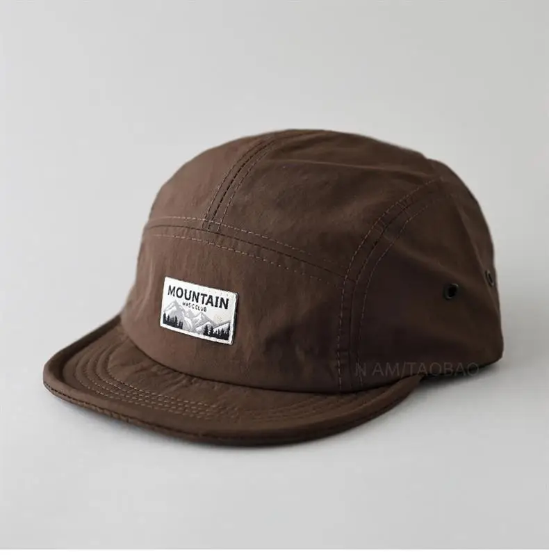 Men's White Mountain Cap with Retro Brim — feature 2