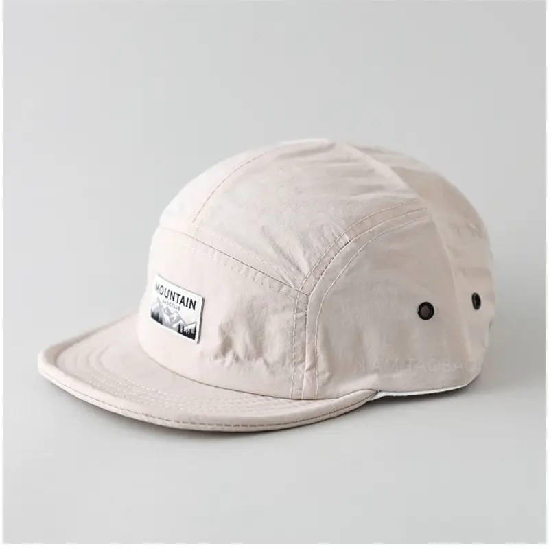 Men's White Mountain Cap with Retro Brim - Image 3