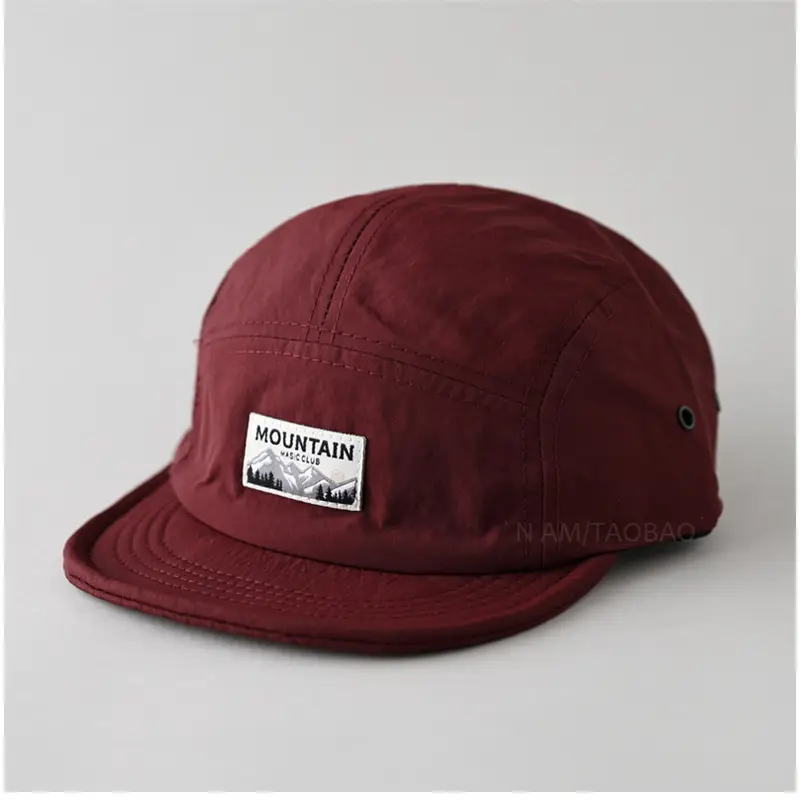 Men's White Mountain Cap with Retro Brim - Image 4