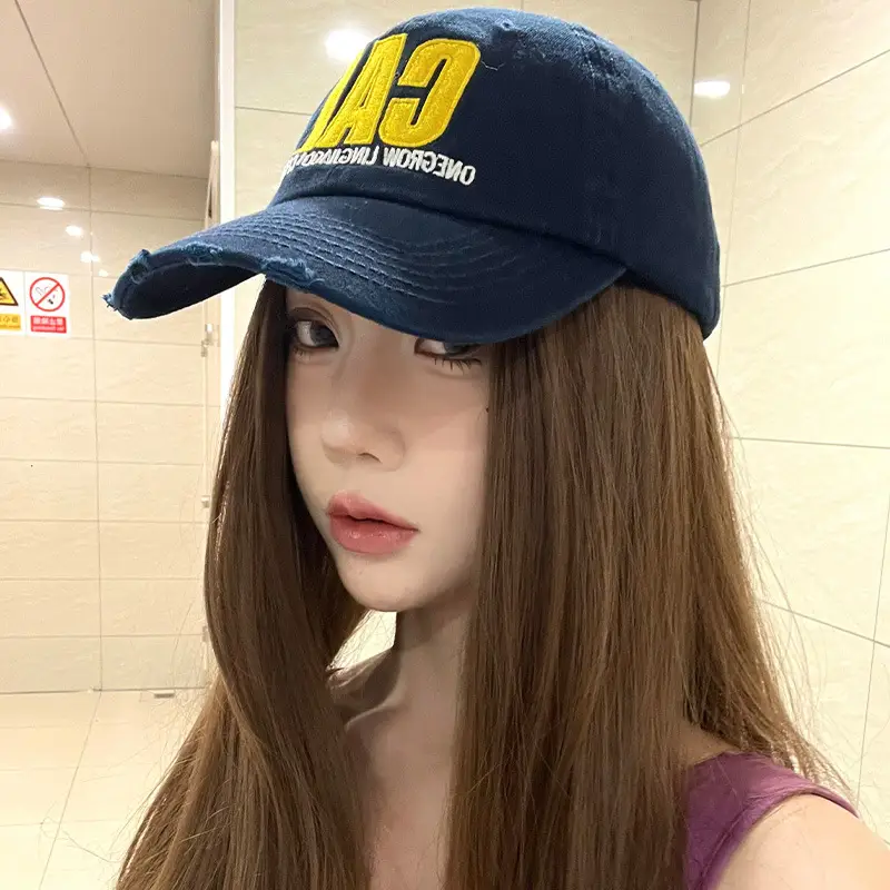 Navy Blue CAI Overscooped Baseball Cap Women 2025 - Image 5