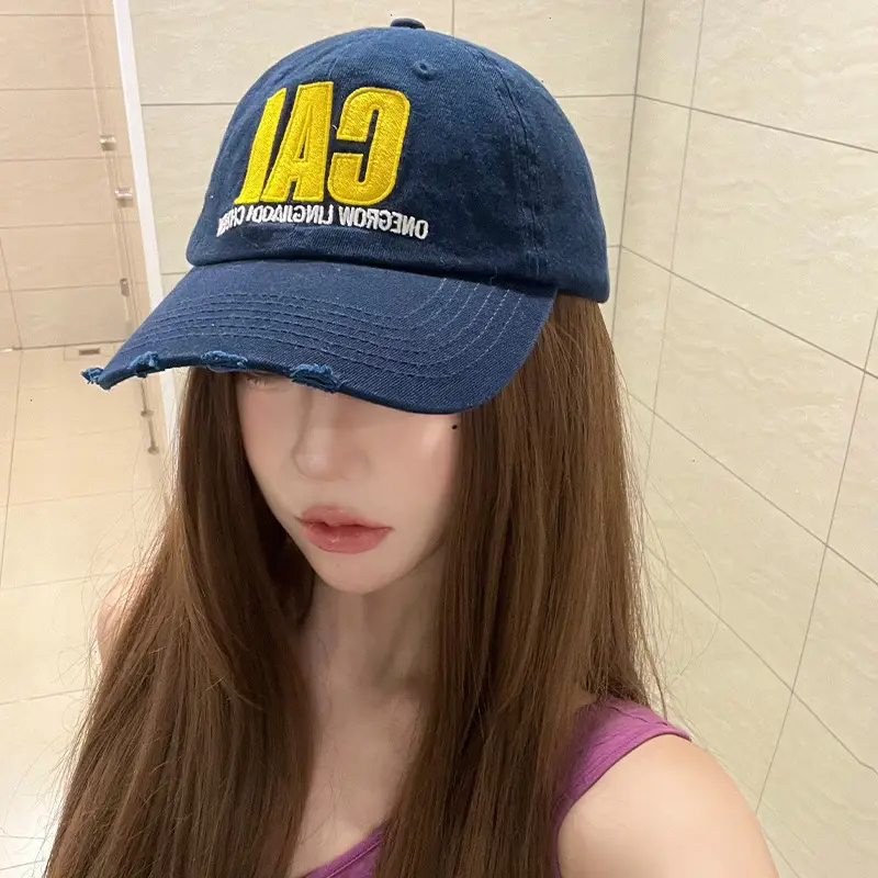 Navy Blue CAI Overscooped Baseball Cap Women 2025 - Image 6