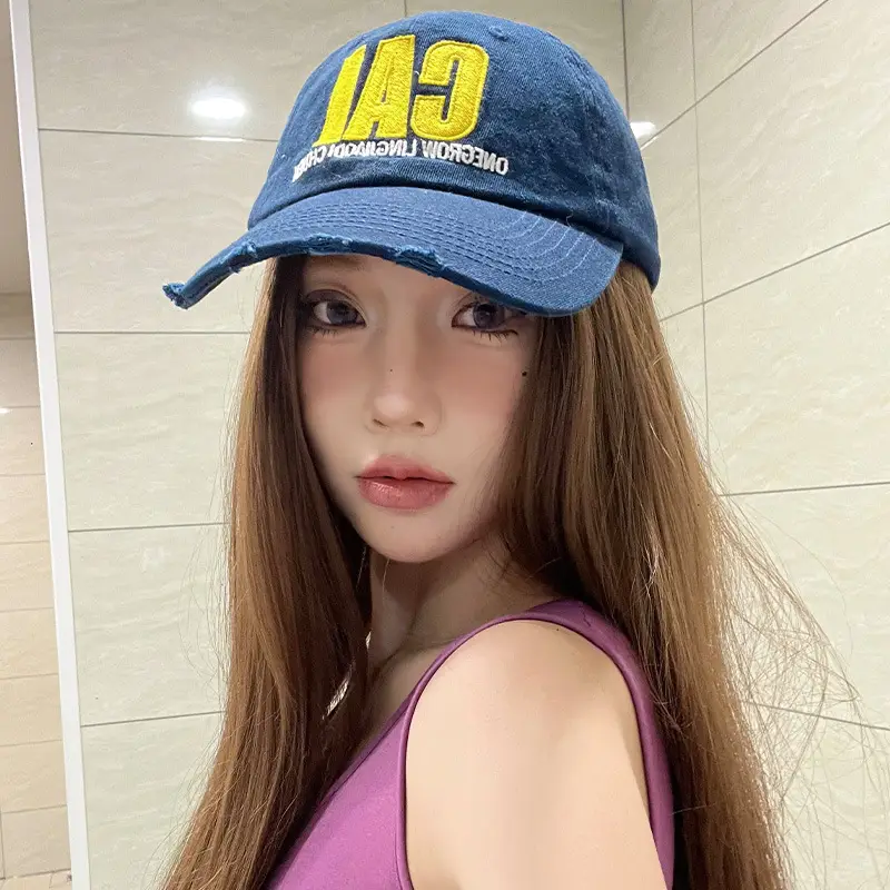 Navy Blue CAI Overscooped Baseball Cap Women 2025 - Image 7