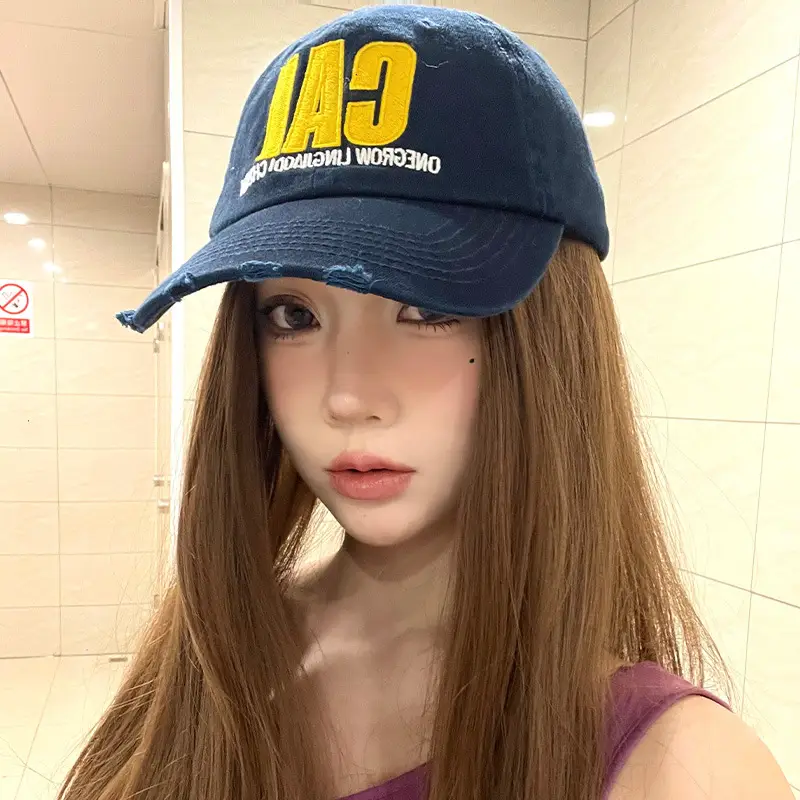Navy Blue CAI Overscooped Baseball Cap Women 2025 - Image 8