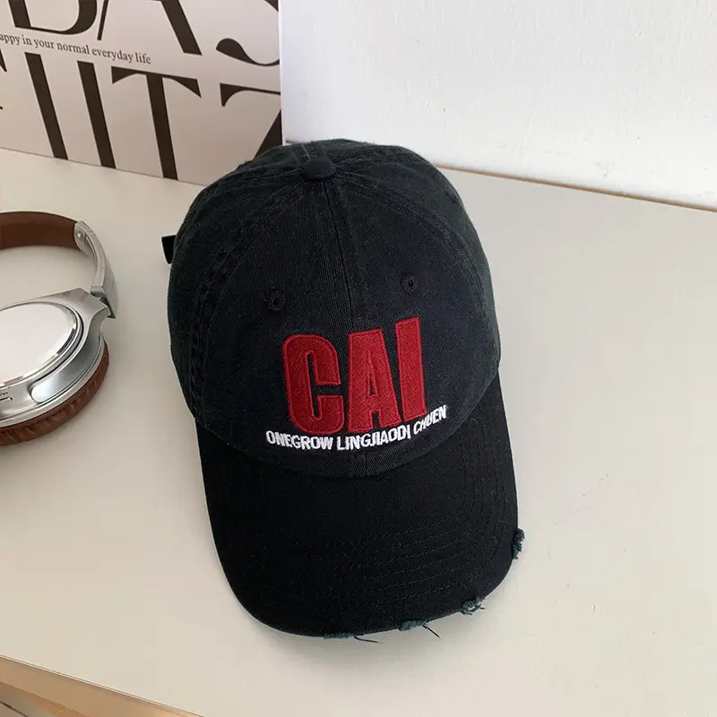 Navy Blue CAI Overscooped Baseball Cap Women 2025 - Image 2