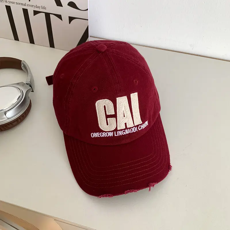 Navy Blue CAI Overscooped Baseball Cap Women 2025 - Image 3