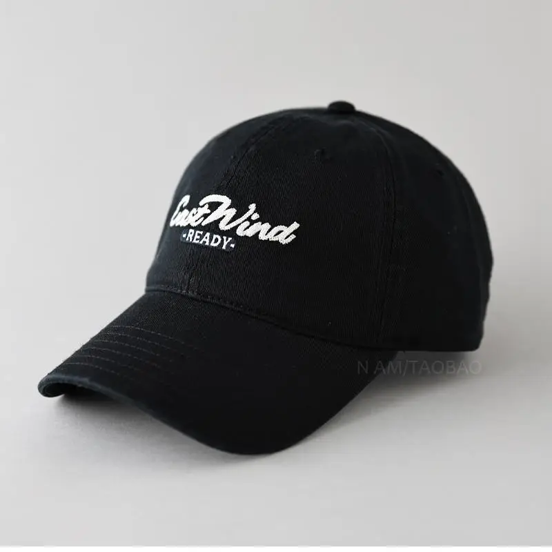 2025 New Letter Embroidered Baseball Cap Women Wide Brim