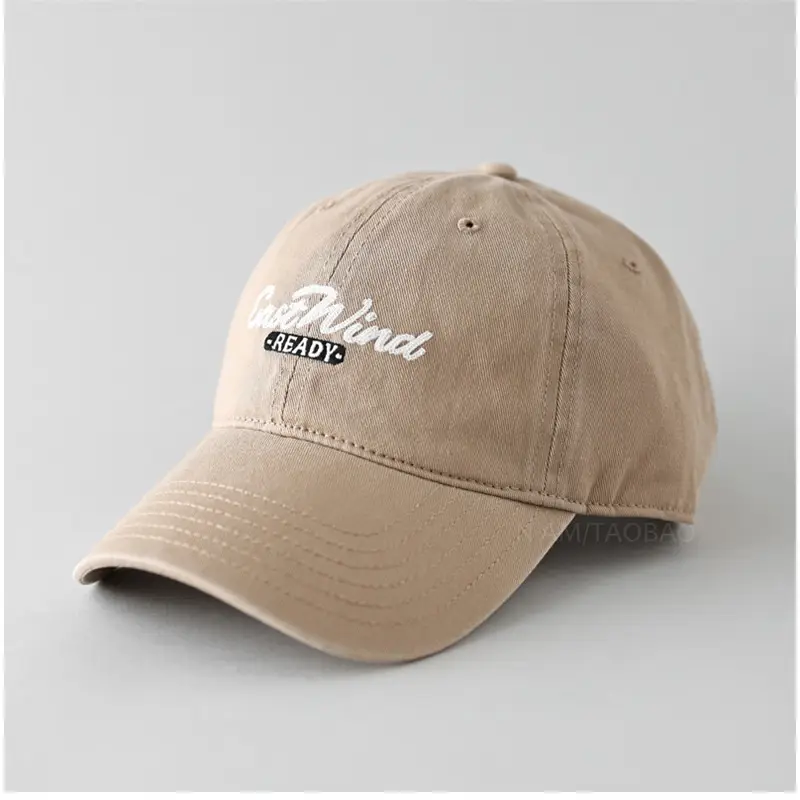 2025 New Letter Embroidered Baseball Cap Women Wide Brim
