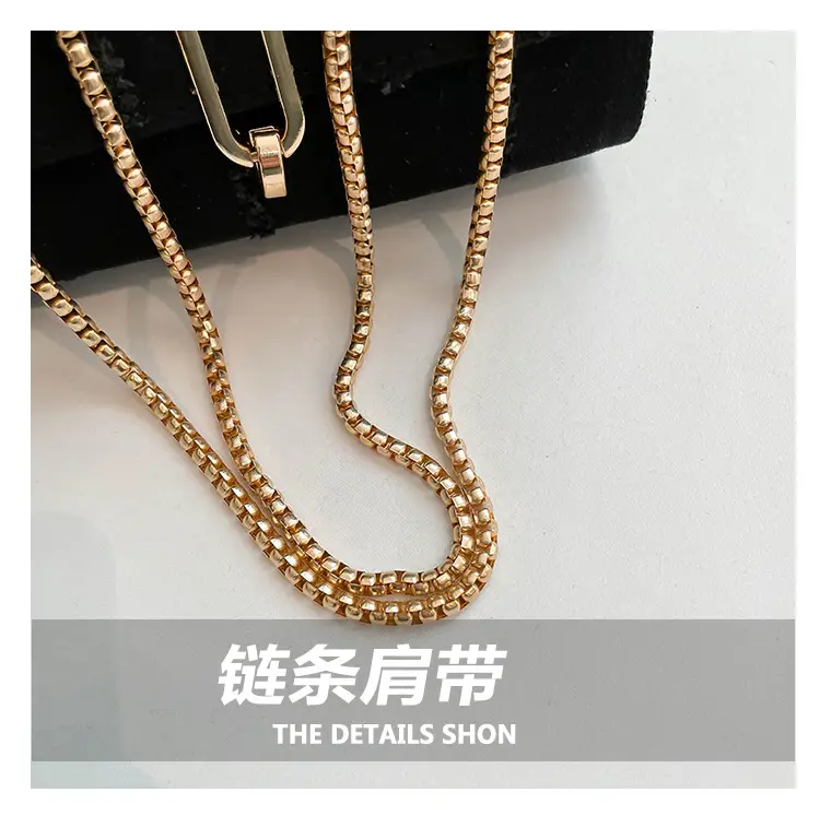 Denim Chain Shoulder Bag Blue Square Women's 2025 — feature 4