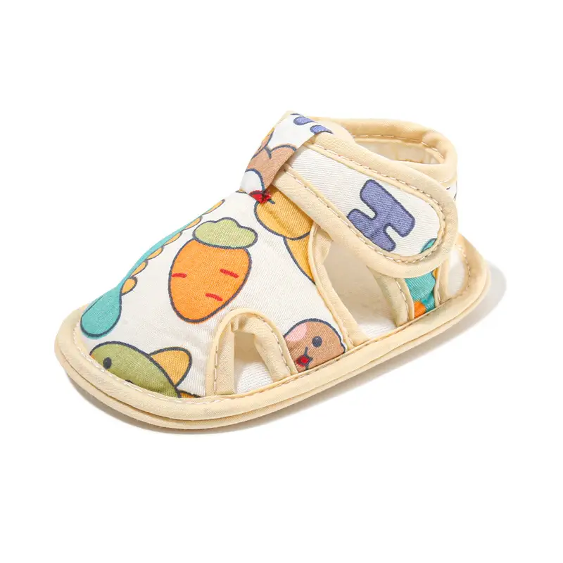 Spring and summer newborn baby shoes summer baby step shoes men's and women's 0 June baby sandals toddler shoes do not fall off - Image 12