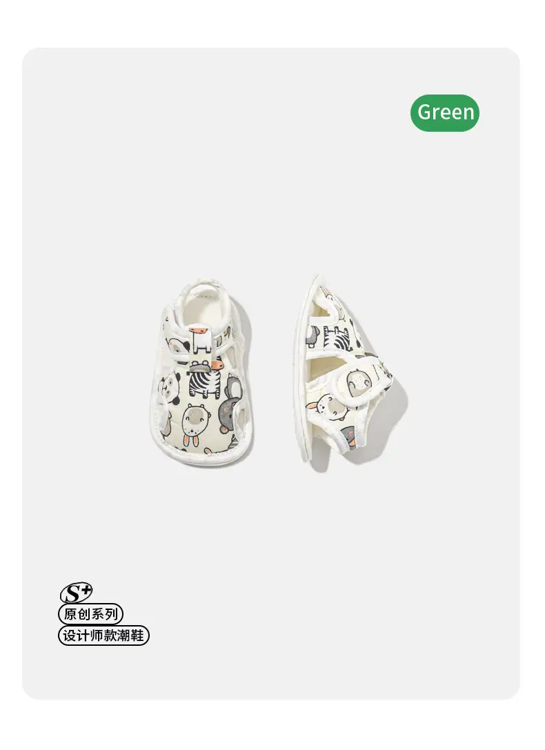 Spring and summer newborn baby shoes summer baby step shoes men's and women's 0 June baby sandals toddler shoes do not fall off — feature 10