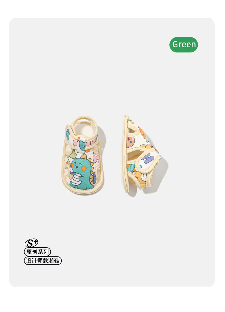 Spring and summer newborn baby shoes summer baby step shoes men's and women's 0 June baby sandals toddler shoes do not fall off — feature 12