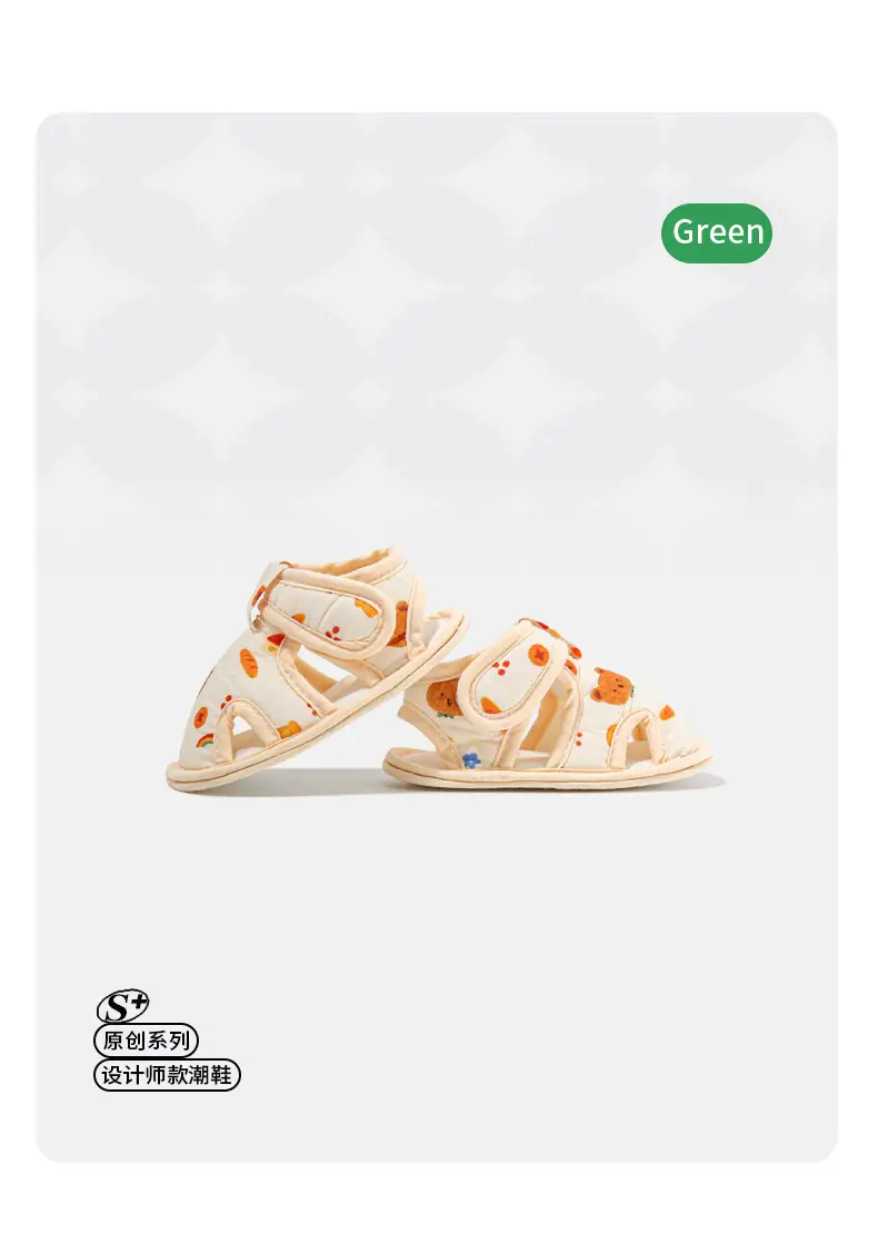 Spring and summer newborn baby shoes summer baby step shoes men's and women's 0 June baby sandals toddler shoes do not fall off — feature 21