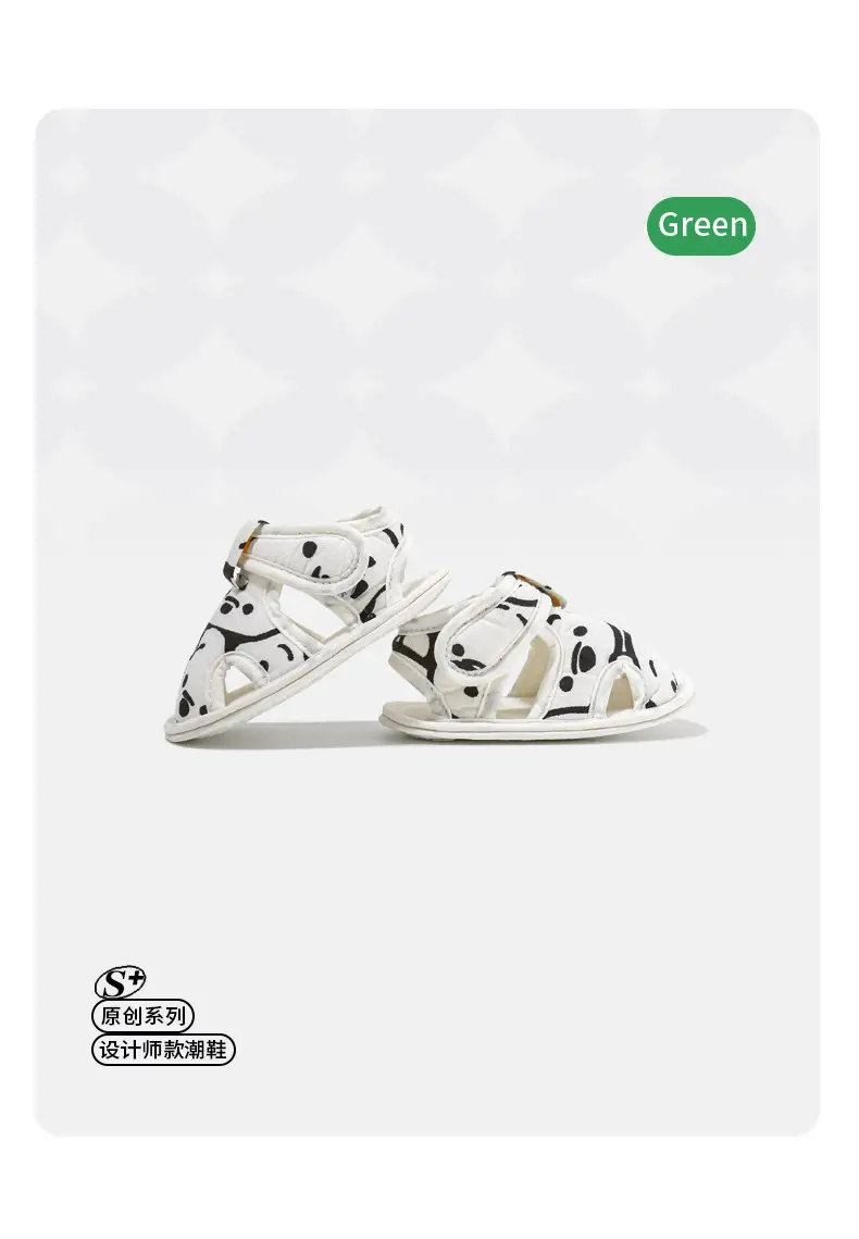 Spring and summer newborn baby shoes summer baby step shoes men's and women's 0 June baby sandals toddler shoes do not fall off — feature 25