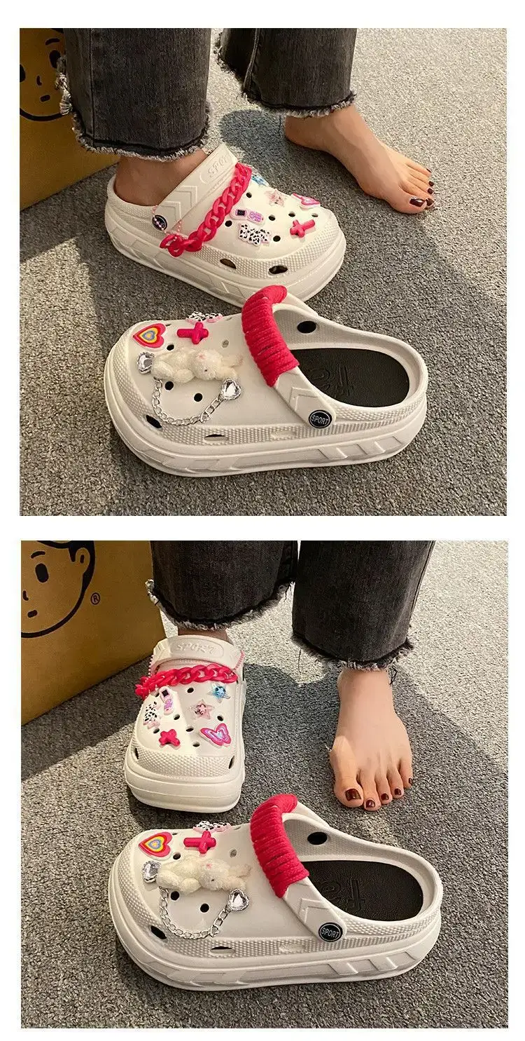 Black Cartoon EVA Sandals Women Summer 2024 — feature 15