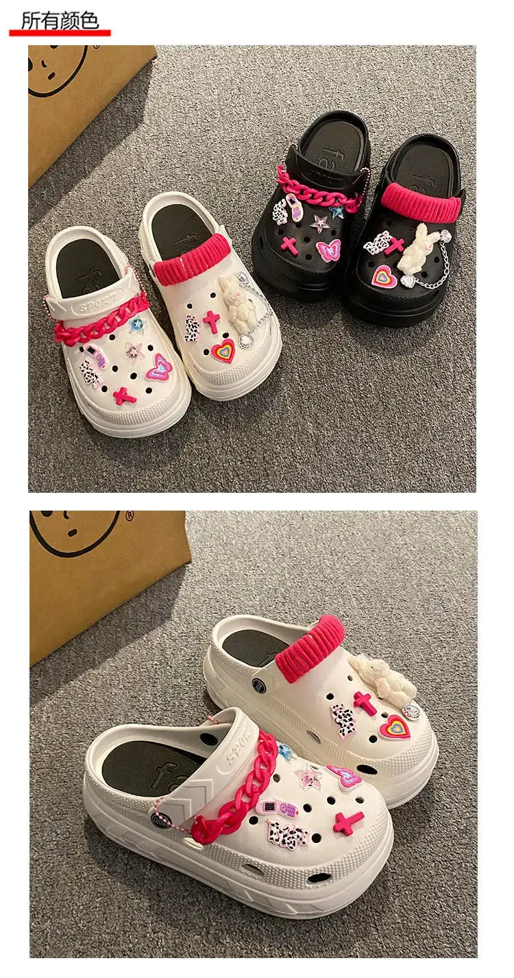 Black Cartoon EVA Sandals Women Summer 2024 — feature 20