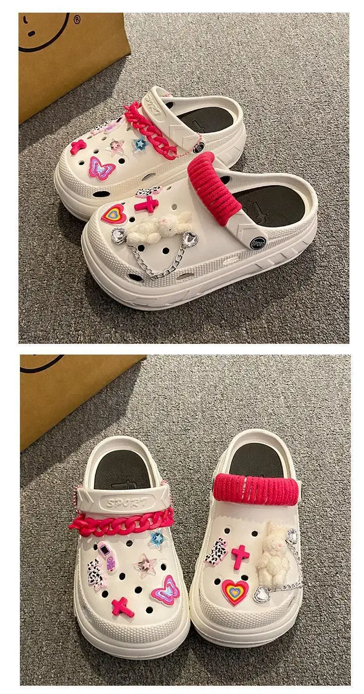 Black Cartoon EVA Sandals Women Summer 2024 — feature 21