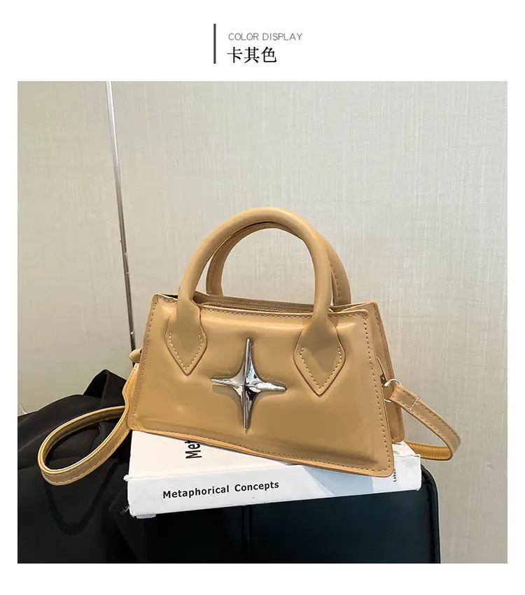Pink Star Hardware Shoulder Bag for Women — feature 27