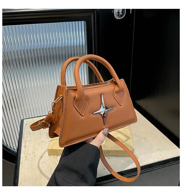 Pink Star Hardware Shoulder Bag for Women — feature 29