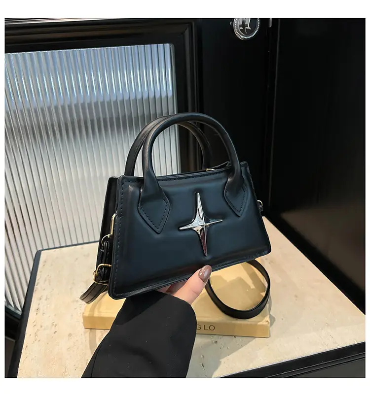 Pink Star Hardware Shoulder Bag for Women — feature 32