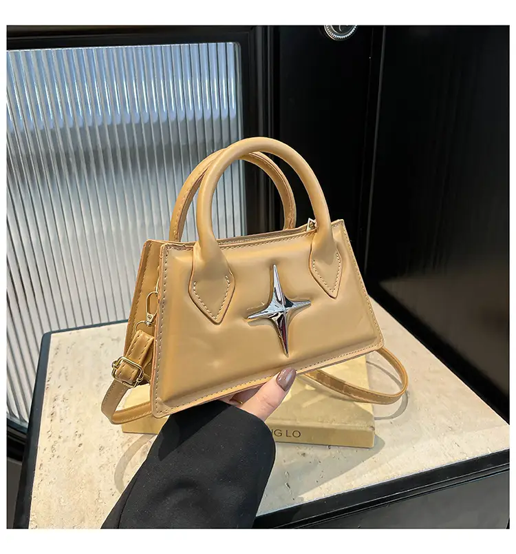 Pink Star Hardware Shoulder Bag for Women — feature 34