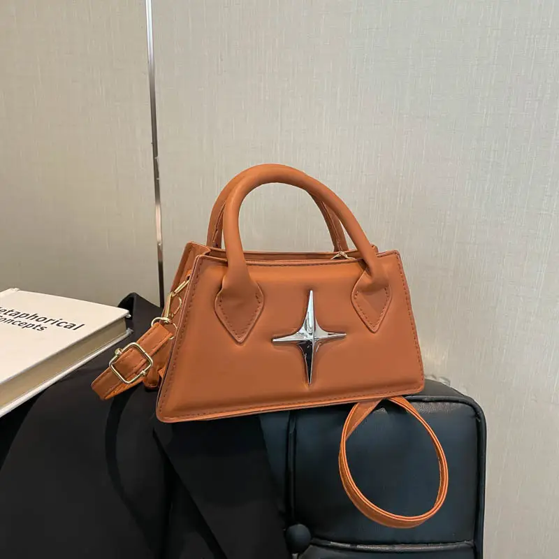 Pink Star Hardware Shoulder Bag for Women - Image 2
