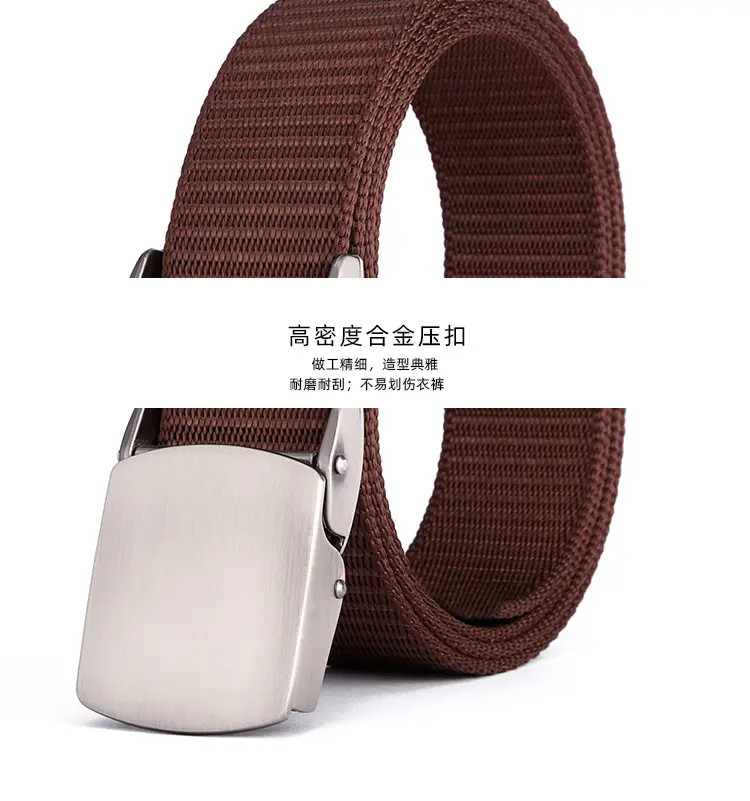 Men's Cross-Cross Belt Black Brown Brown — feature 5