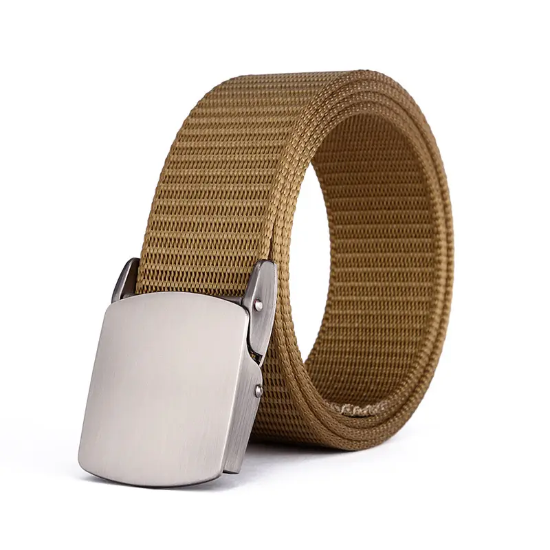 Men's Cross-Cross Belt Black Brown Brown - Image 4