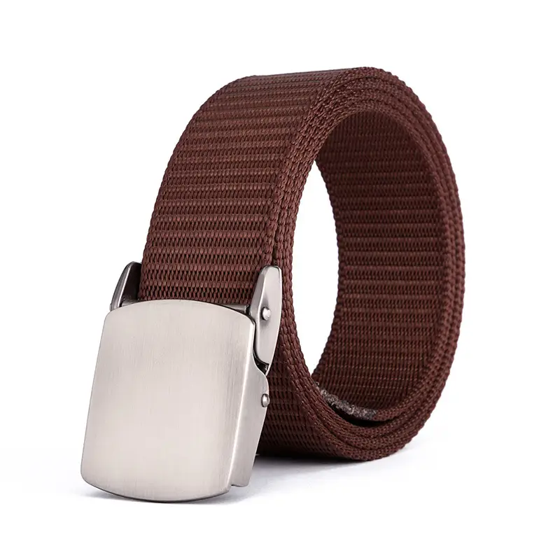 Men's Cross-Cross Belt Black Brown Brown - Image 5