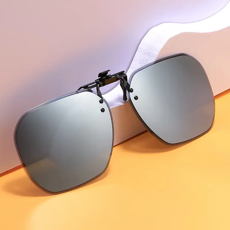 Anti-UV Flip-Up Sunglasses Clip Male Female Driving Night Vision - Image 8