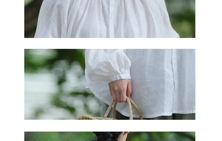 French Linen Lazy Shirt Women Spring 2025 — feature 12