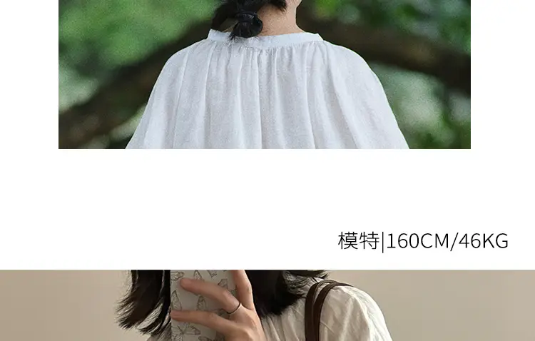 French Linen Lazy Shirt Women Spring 2025 — feature 13